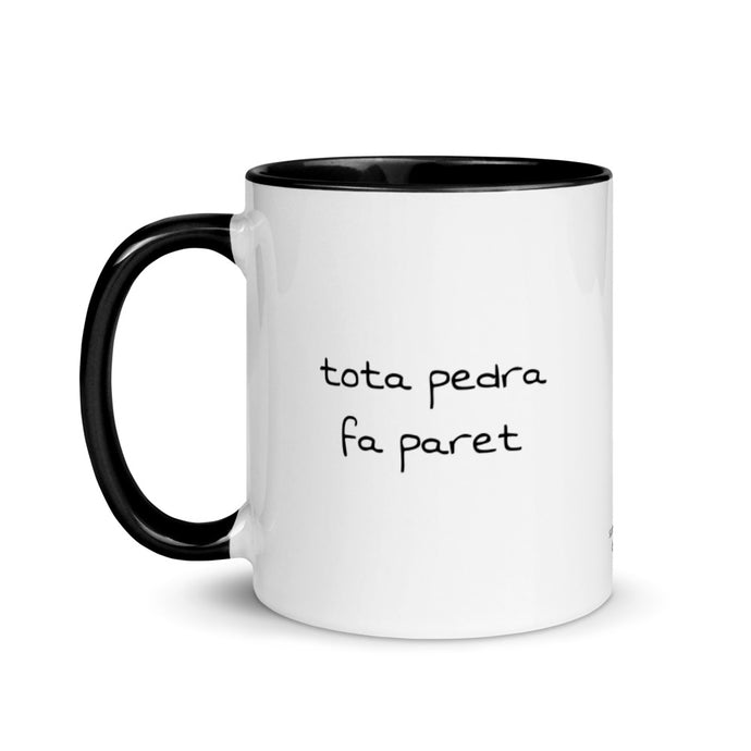 Tota pedra fa paret (tassa amb color)